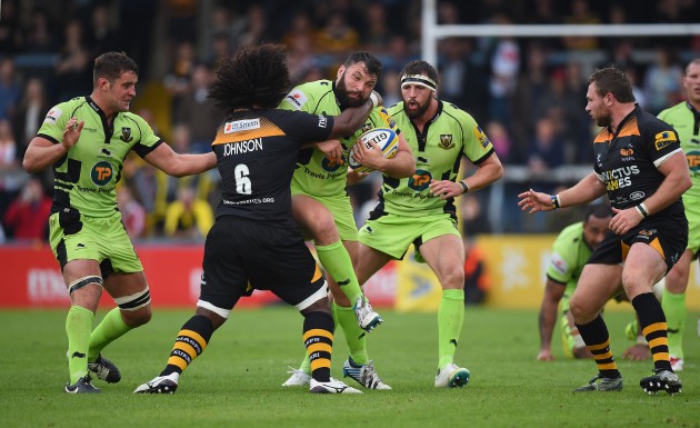 All-action: Leonard believes that work around the park will split England's looseheads