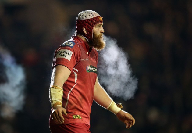 Beard on beard: Jake Ball in the Welford Road mist