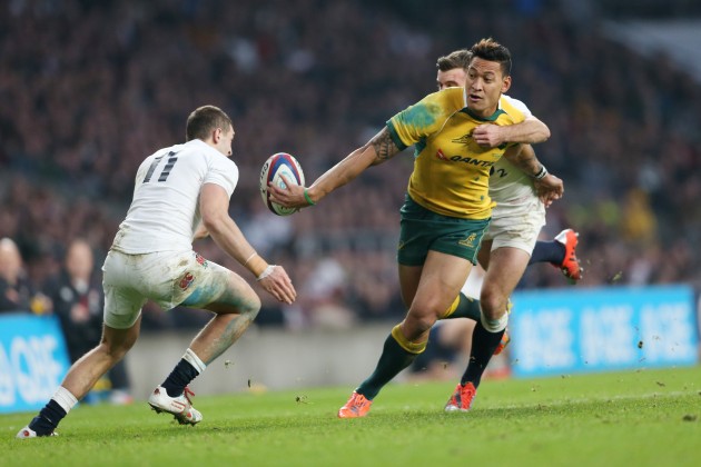 From NRL to the Wallabies: Israel Folau against England
