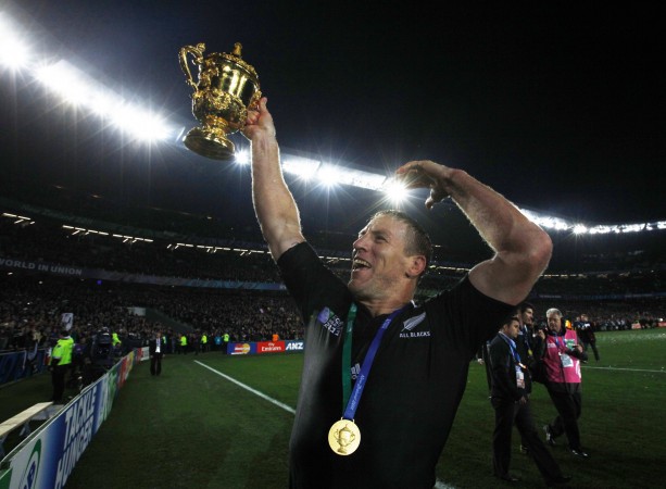 A winner: Brad Thorn won the World Cup in 2011 (image courtesy of Reuters)