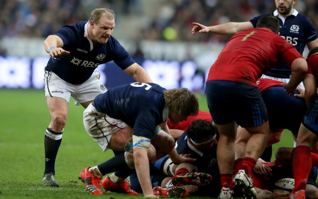 Preparing for contact: Euan Murray