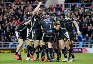 Exeter celebrate