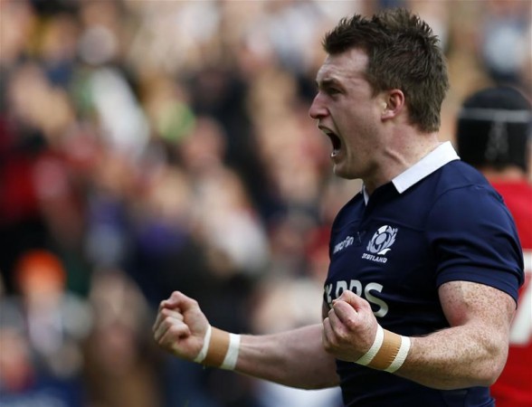 Something to shout about: Stuart Hogg was Scotland's stand-out player. (Photo: Action Images)