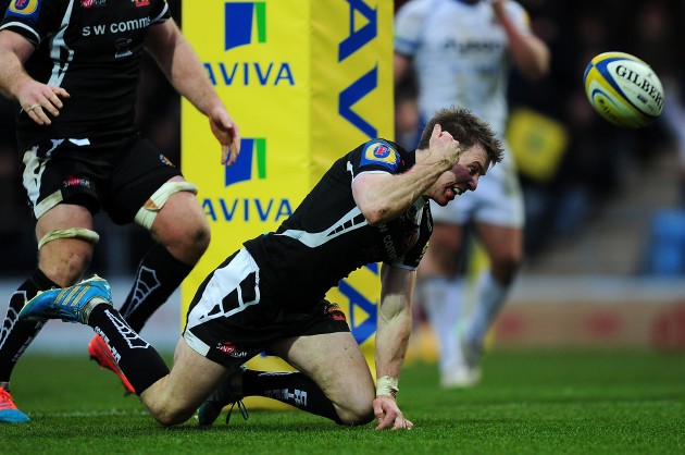 Under the radar: Will Chudley's try helped sink Bath