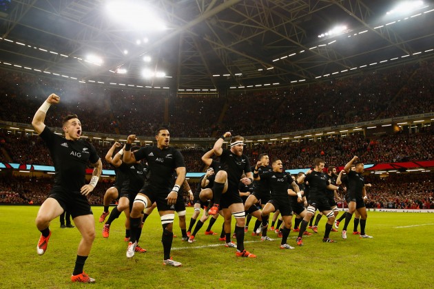Getting heated: The All Blacks come out on top of most team ratings