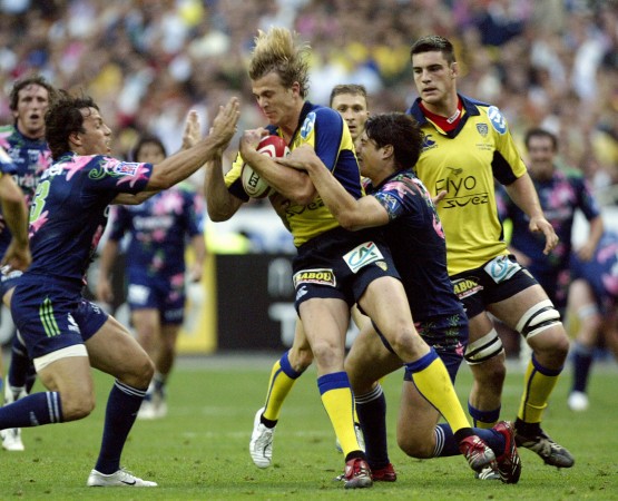 Clermont's captain Aurelien Rougerie is