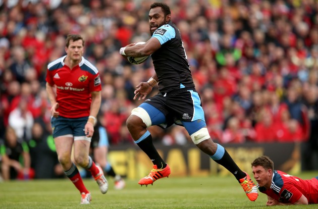Unstoppable: Leone Nakarawa ran Munster ragged in the Guinness Pro12 final (Photo: Inpho)