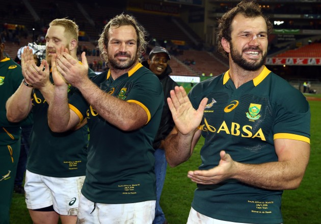 Jannie and Bismarck du Plessis