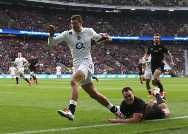 Career highlight: May scored a blistering try against New Zealand in 2014