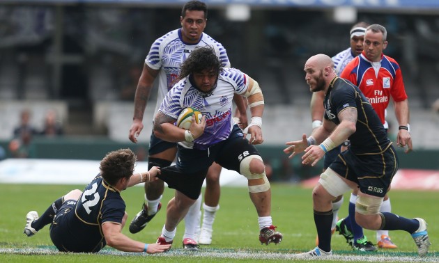 They've got previous: Samoa faced Scotland in 2013