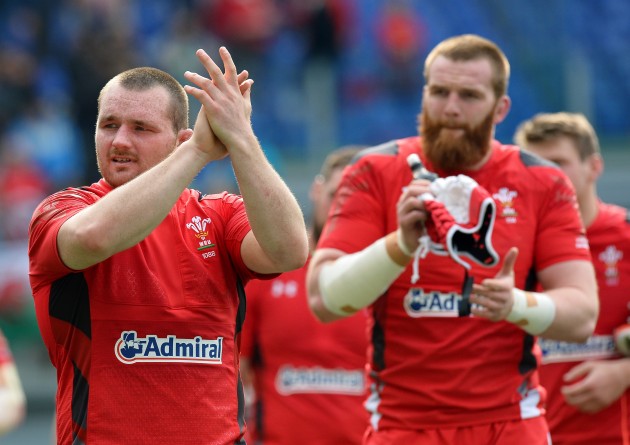 Ken Owens and Jake Ball