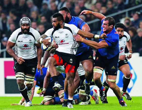 Magnificent nine: Nikola Matawalu is Fiji's scrum-half