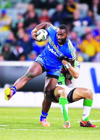 League star: Semi Radrada of the Eels
