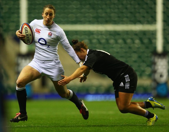 Big match player: Kat Merchant in battle with England