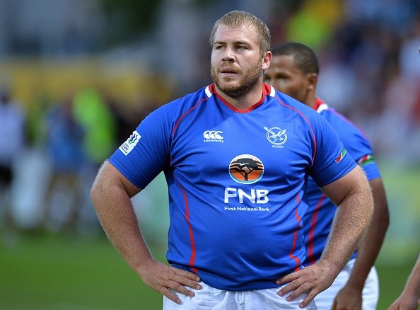 Johnny Redelinghuys played his last game for Namibia against Argentina. Photo: Getty Images