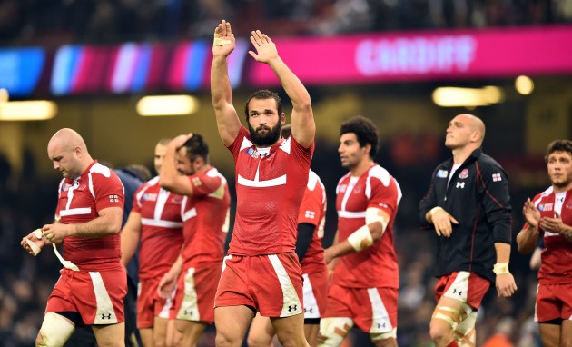 Thanking the fans: Georgia's support has also been brilliant