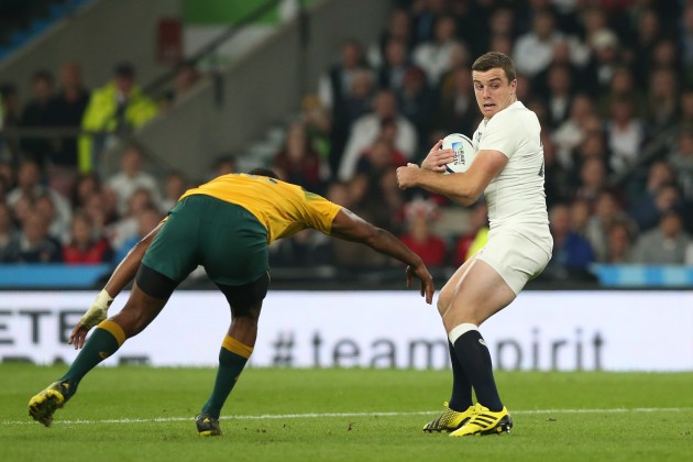 Matador: George ford evades the tackle of Tevita Kuridrani