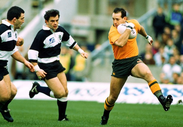 Stepping out: David Campese got Cheika to move abroad