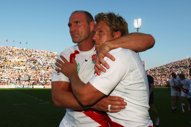 Lawrence Dallaglio and Jonny Wilkinson