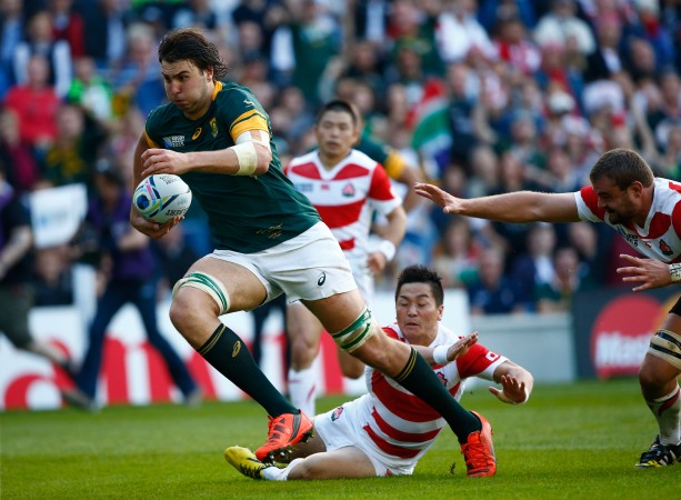 On fire: Lood de Jager is in outstanding form. Photo: Getty Images