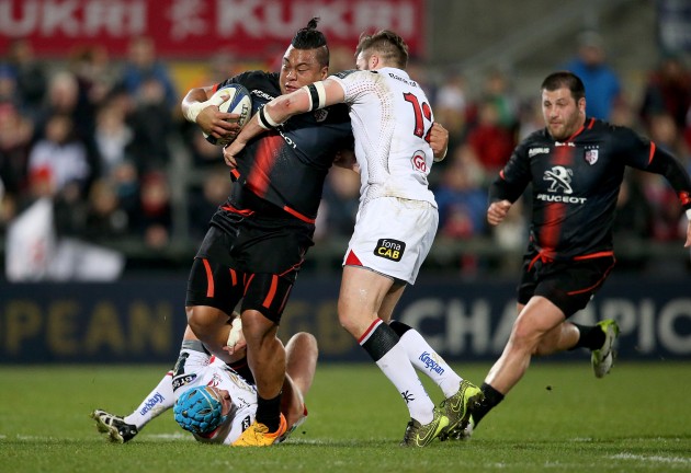 Hair-raising: Census Johnston (in black) has an interesting new style. (Photo: Inpho)
