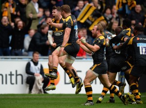 Wasps celebrate