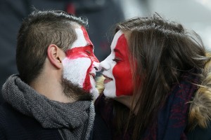 England and France fan