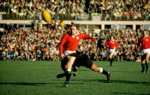 Ireland's Mike Gibson representing the Lions