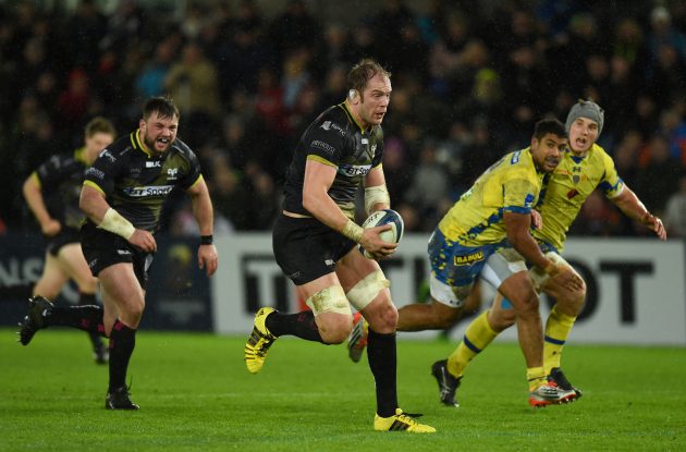 Captain fantastic: Alun Wyn Jones retains the captaincy at the Ospreys