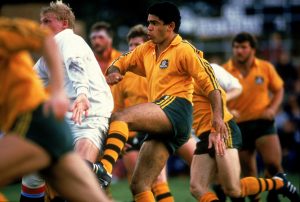 Mark Ella of Australia v Combined Services, 1984