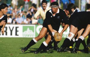 Wayne Shelford of New Zealand
