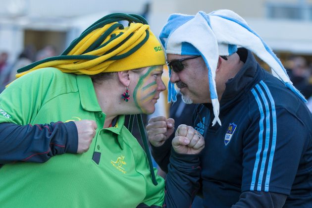 Australia and Argentina fans