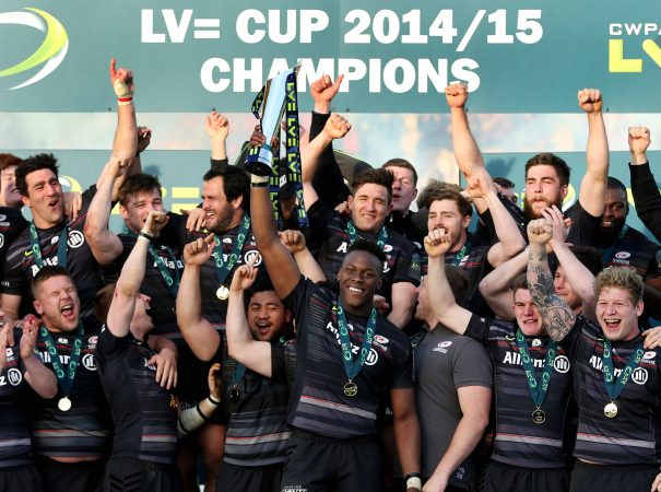 Saracens win 2015 LV= Cup