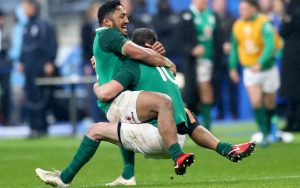 Six Nations France 13-15 Ireland Bundee Aki and Johnny Sexton