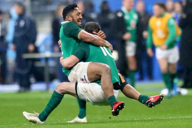 Six Nations France 13-15 Ireland Bundee Aki and Johnny Sexton
