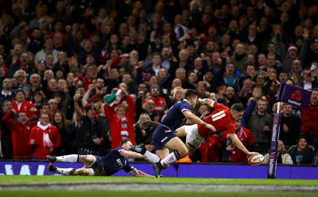 Six Nations England v Wales preview Steff Evans scores against Scotland