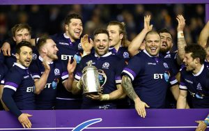 How Scotland celebrated their Calcutta Cup win