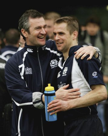Six Nations Italy v Scotland Preview Frank Hadden and Chris Paterson in 2006