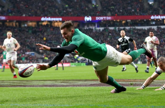 Six Nations Jacob Stockdale wins Player of the Tournament