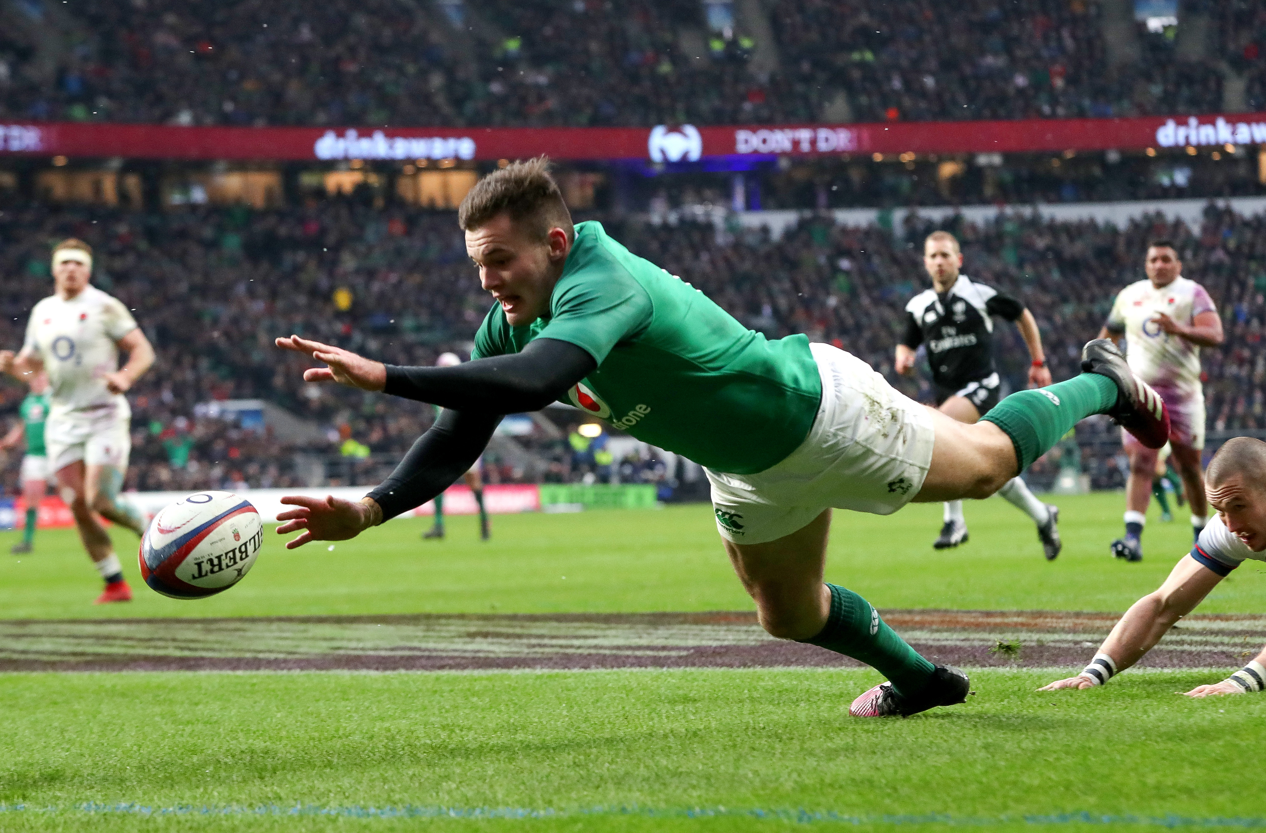 Six Nations Jacob Stockdale wins Player of the Tournament