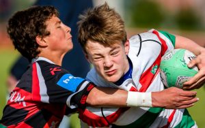 Stockport, winners of the U15 title at the Portuguese Rugby Youth Festival