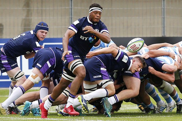 Northampton and Scotland U20 back-row Devante Onojaife