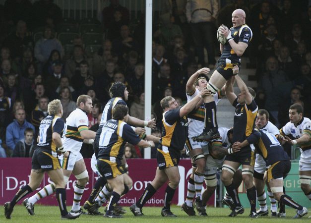 Worcester lock Craig Gillies v Northampton 2006