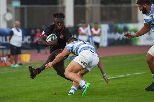 Harlequins and England U20 wing Gabriel Ibitoye