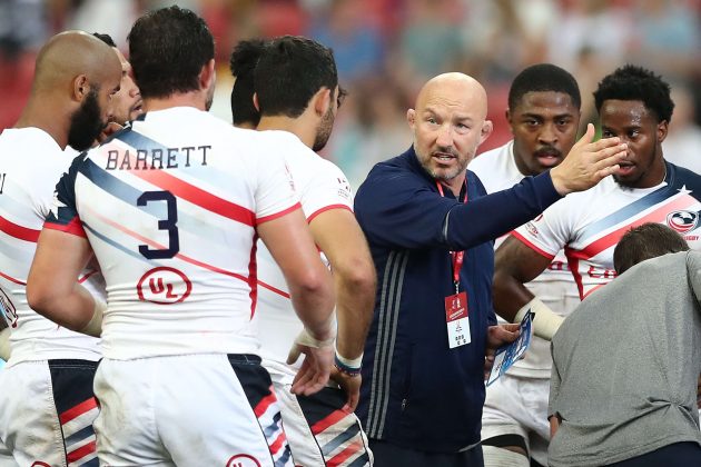 Phil Greening coaching USA 7s