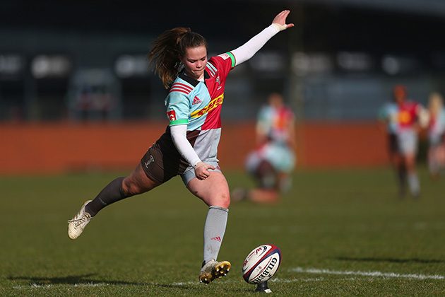 Harlequins and England U20 fly-half Ellie Green