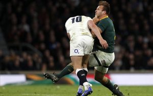 Owen Farrell tackle divides opinion