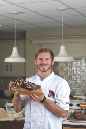 Gareth Steenson with his Malt Ball Squares
