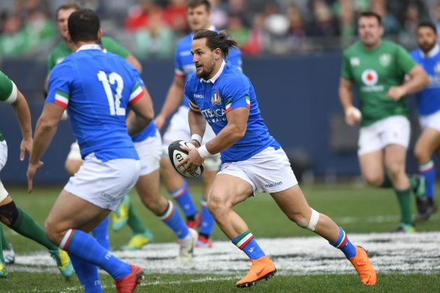 Six Nations Italy v Ireland preview Michele Campagnaro v Ireland, Nov 2018 in Chicago
