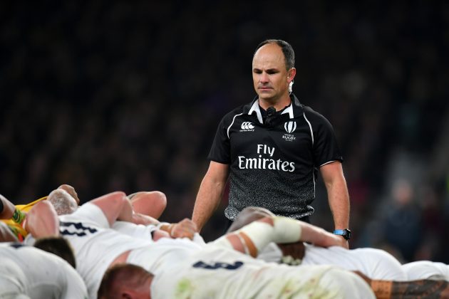 Referee Jaco Peyper